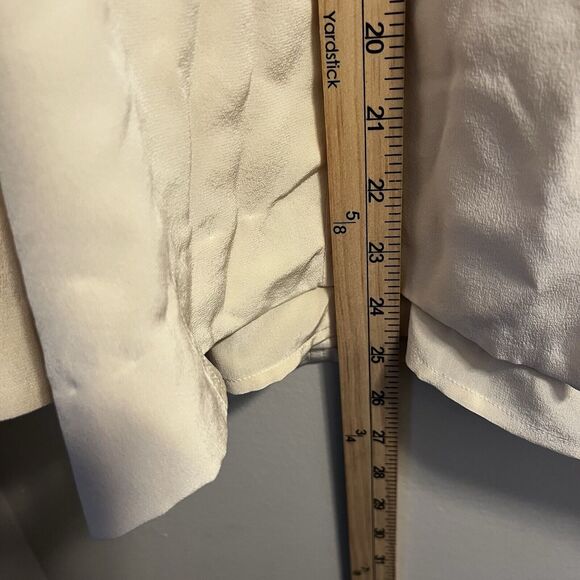 Eileen Fisher 2 Pc Woman 100% Silk Tank Top W Silk Ivory Scoop Neck & Duster XL - Picture 7 of 10